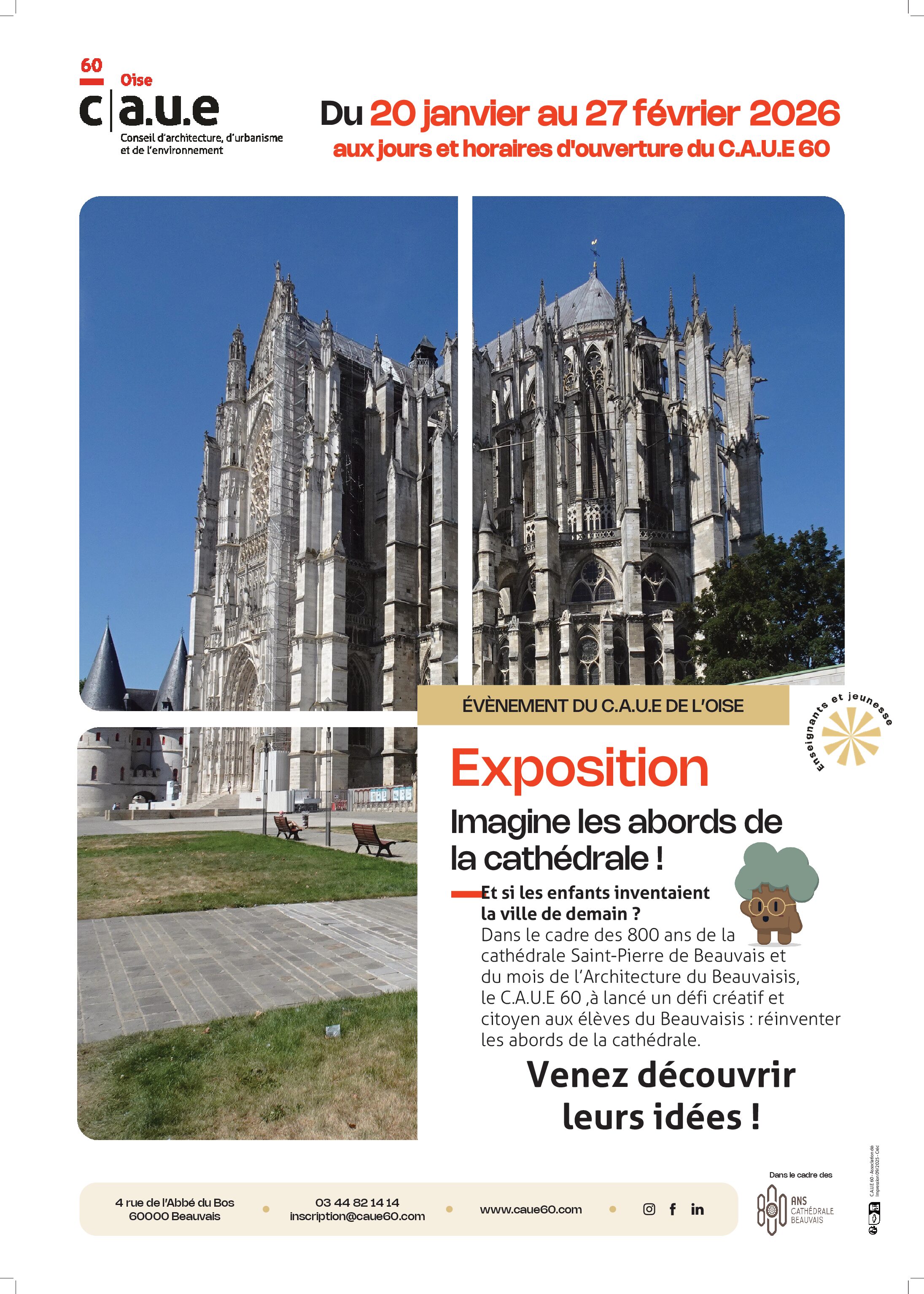 Exposition « Imagine les abords de la cathédrale ! »