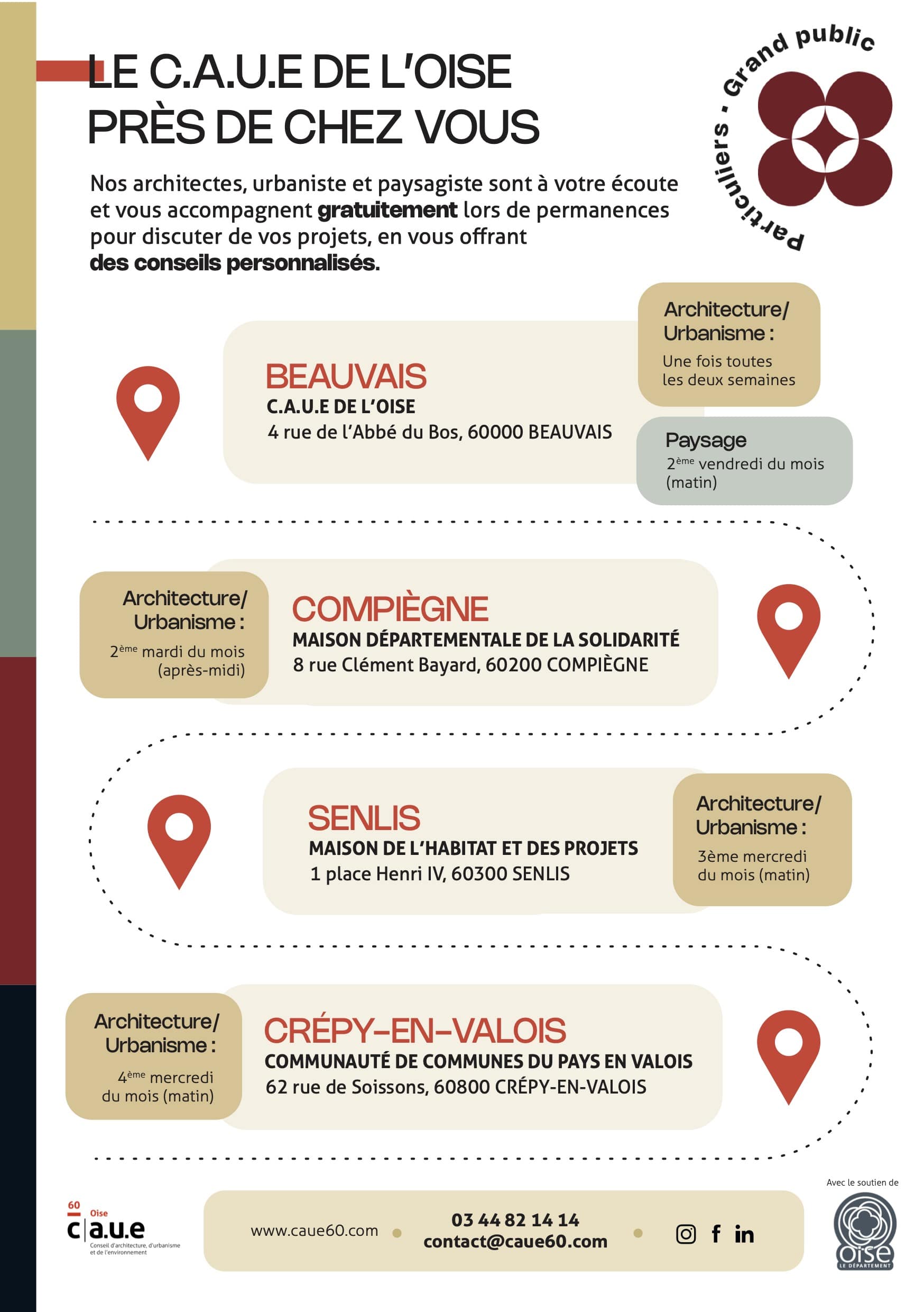 Permanences architecturales à Compiègne 
